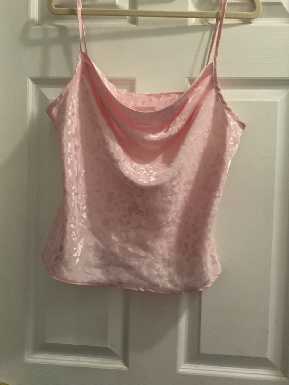 So-What of California pink Cowl Neck Camisole Top